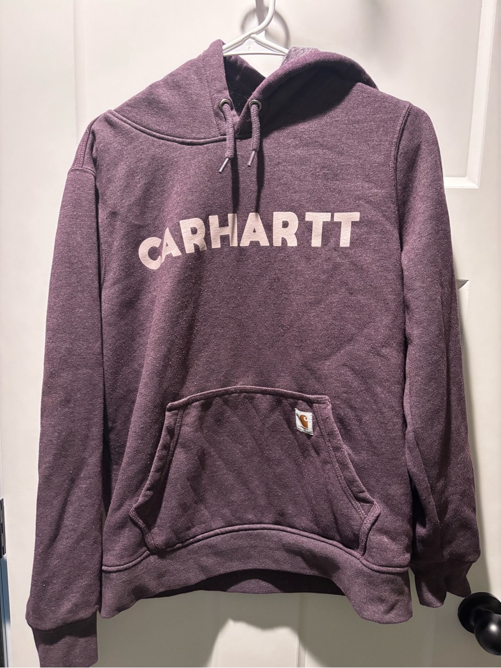 Carhartt Plum Crewneck Sweatshirt with Logo